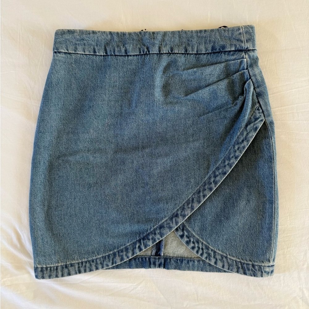 SOLD- Zadig & Voltaire Blue Denim Mini Skirt